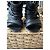 Gianvito Rossi Sandali con tacco in pelle nera Nero - vista 4