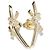 Tiffany & Co Brincos Tiffany Knot em ouro Au750 e diamantes Dourado