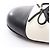 Timeless CHANEL Coco Mark Leder Pumps Schwarz Weiß - Ansicht 7