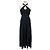 Ba&Sh Schwarzes Cutout Maxikleid