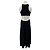 Ba&Sh Schwarzes Cutout Maxikleid - Ansicht 2