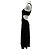 Ba&Sh Schwarzes Cutout Maxikleid - Ansicht 4