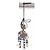 Prada Porte clé robot multicolore Multiple colors - view 2