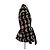 Autre Marque Kimono aus schwarzem Samt - Ansicht 3