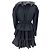 Ulla Johnson Black Fringed Long Sleeve Cotton Dress - view 2