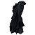 Ulla Johnson Black Fringed Long Sleeve Cotton Dress - view 4