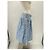 Autre Marque Falda de algodón floreada azul FOR LOVE AND LEMONS - vista 6