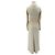 Autre Marque BITE Langes beige Baumwollkleid mit Rüschen - Ansicht 3