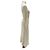 Autre Marque BITE Langes beige Baumwollkleid mit Rüschen - Ansicht 4