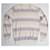 Autre Marque Sergio Tacchini V-Ausschnitt Pullover gestreift Roh Lila Hellbraun - Ansicht 2