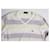 Autre Marque Sergio Tacchini V-Ausschnitt Pullover gestreift Roh Lila Hellbraun - Ansicht 3