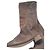 Repetto Botas altas de couro e camurça marrom