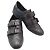 Sneakers Gucci in pelle nera e monogram con chiusura a strappo Nero