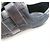 Sneakers Gucci in pelle nera e monogram con chiusura a strappo Nero - vista 3