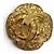 Spilla Chanel Vintage 1995 Coco Mark Flower D'oro