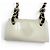 Chanel B23C Matelassé Bag Motif Necklace Crudo - vista 5