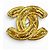 Timeless Spilla Chanel Vintage Coco Mark Matelassé D'oro