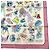 Hermès HERMES Carre Double Face 90 Silk Scarf Multicolore - vista 5