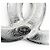 Spilla Chanel in strass argento - vista 6