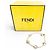 Bracciale Gold Charm di Fendi con strass D'oro - vista 2