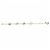 Bracciale Gold Charm di Fendi con strass D'oro - vista 3