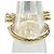 Timeless Chanel B24B Coco Mark Ribbon Rhinestone Ring Golden - Ansicht 4