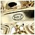 Timeless Chanel B24B Coco Mark Ribbon Rhinestone Ring Golden - Ansicht 6
