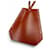 Hermès Collier Clochette en cuir vintage Hermes Marron  - vue 4