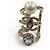 Orecchini ear cuff Chanel B22C Gold Rhinestone D'oro