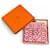 Hermès HERMES Carre Pocket Pink Veau Swift Round Zip Mini Pouch Rose  - vue 2