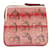 Hermès HERMES Carre Pocket Pink Veau Swift Round Zip Mini Pouch Rose  - vue 3