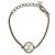 Bracciale Charm Chanel in Oro con Strass D'oro