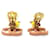 Orecchini a clip Chanel Coco Mark 03S Rosa Giallo - vista 4