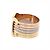 Anello a fascia 2C LM in oro giallo 18K Cartier - vista 3