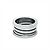 Bulgari Bvlgari B.zero1 4-Band Ring aus Weißgold - Ansicht 3
