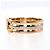 Anello Cartier 2C Band in oro 18K - vista 3