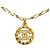 Collana Choker Rotonda Chanel Coco Mark 3438 D'oro