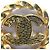 Collana Choker Rotonda Chanel Coco Mark 3438 D'oro - vista 3