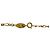 Collana Choker Rotonda Chanel Coco Mark 3438 D'oro - vista 5