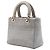 Dior Grau Canvas Cannage Lady D Lite Medium Braun - Ansicht 2