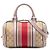 Gucci Beige Small GG Canvas Web Joy Boston Tasche