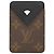 Tarjetero magnético Louis Vuitton Marrón Monogram Macassar Castaño