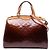 Louis Vuitton Red Monogram Vernis Brea GM Rosso Bordò