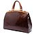 Louis Vuitton Red Monogram Vernis Brea GM Rosso Bordò - vista 2