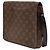Pochette A4 Louis Vuitton Brown Monogram Macassar S Lock Marrone - vista 2