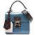 Louis Vuitton Blue Monogram Vernis Spring Street Blu chiaro