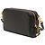 Pochette Caro Double in pelle di vitello martellata nera Dior Nero - vista 2