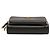 Pochette Caro Double in pelle di vitello martellata nera Dior Nero - vista 3