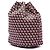 Prada Brown Tessuto Geometric Print Drawstring Pouch - view 2