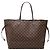 Louis Vuitton Marrone Damier Ebene Neverfull GM